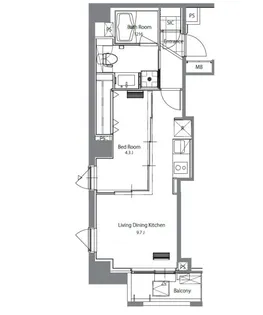 HF青葉台レジデンス【7階】の間取り