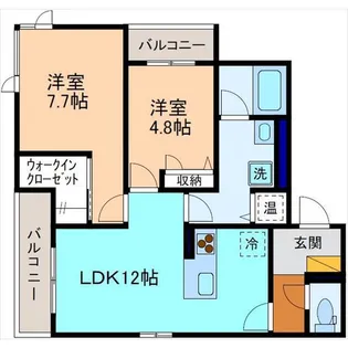 SH・Bell Jardin T (ベル ジャルダンT)【1階】の間取り