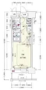 プレサンス久屋大通公園エアリー【7階】の間取り