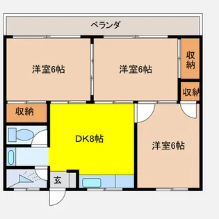 アクロポーラ【3階】の間取り