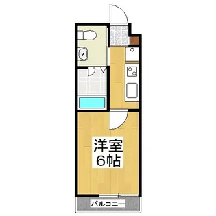 Blue.Residence 浜【1階】の間取り