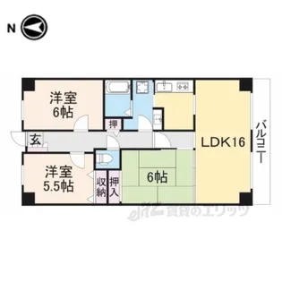 PHOENIXCOURT交野2【2階】の間取り