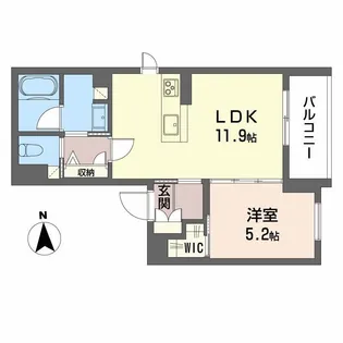 フェリシア【3階】の間取り