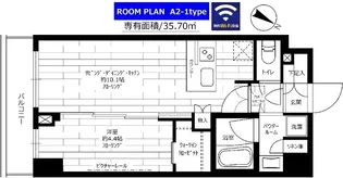 東京都板橋区南常盤台1【マンション】の間取り