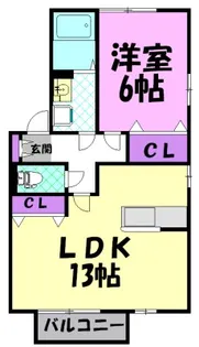 メゾン・ド・フローレンス C【2階】の間取り