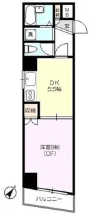 ストーク中村【3階】の間取り