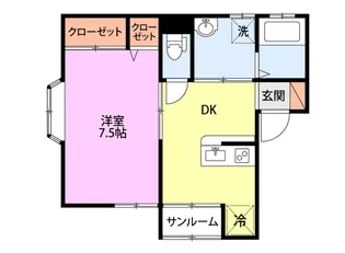 プリムローズ【2階】の間取り