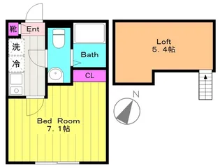 リラIkuta【2階】の間取り
