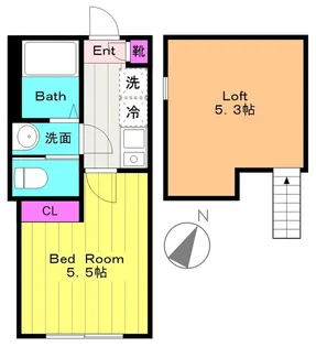 リラIkuta【2階】の間取り