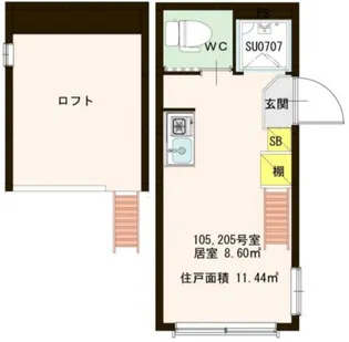 L’Atelier【1階】の間取り