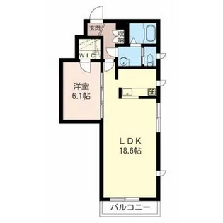 HAUS DES MEERES【2階】の間取り