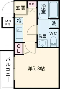 東京都葛飾区新小岩4【マンション】の間取り