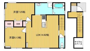 CUBE【2階】の間取り