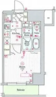 スカイコートプライム亀戸【10階】の間取り