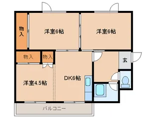 パークサイドN【2階】の間取り