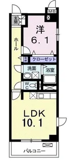 コルソI【1階】の間取り