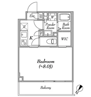 東京都新宿区高田馬場4【マンション】の間取り