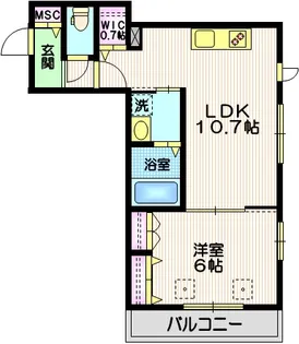ヴァンヴェール久が原【3階】の間取り