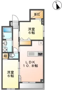 東京都清瀬市野塩3【アパート】の間取り