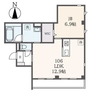 ダイワフラットIII【1階】の間取り