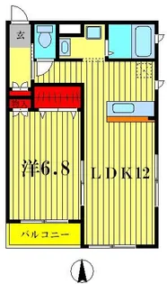 メディオ【2階】の間取り