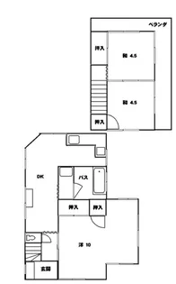 千葉県習志野市東習志野5【一戸建】の間取り