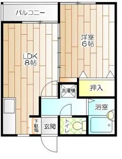 白雲館【2階】の間取り