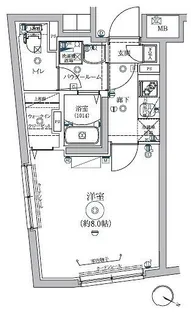 RELUXIA都立大学【1階】の間取り