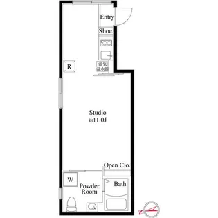東京都台東区小島1【マンション】の間取り