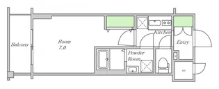 大阪府大阪市福島区海老江2【マンション】の間取り