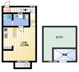 エビヤ【2階】の間取り