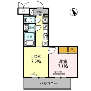 Ratio Well【3階】の間取り