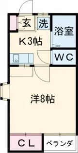 ステイシアIII大嶋レジデンスD【1階】の間取り