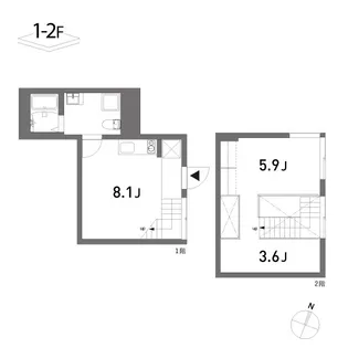 COLLAGE HOUSEの間取り