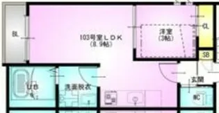 Avanti 小平【1階】の間取り