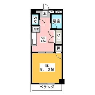 セントラーレ青山23【4階】の間取り