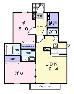 ドリーム・21 A棟【1階】の間取り