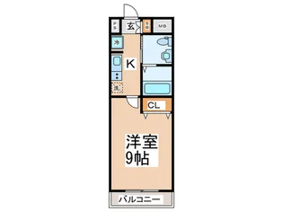 リアライズ住之江公園【6階】の間取り