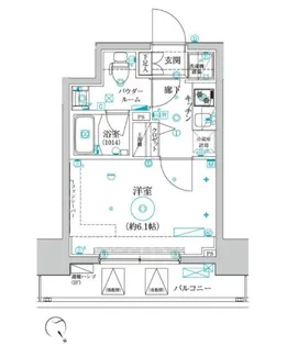 東京都品川区東中延1【マンション】の間取り