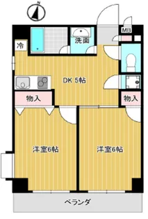 メゾンド宮前【1階】の間取り