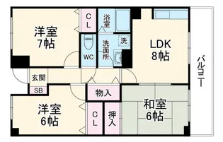 クリアコートT&T【5階】の間取り