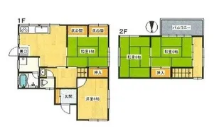 神奈川県横須賀市富士見町3【一戸建】の間取り