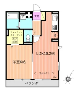 シェイディ レーン(Shady Lane)【1階】の間取り