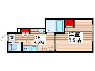 パステール・グランおゆみ野【1階】の間取り