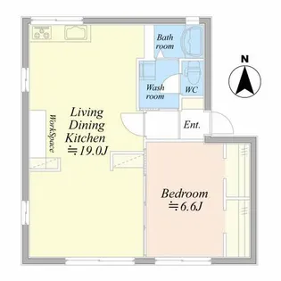 ディアスブリッツァ【1階】の間取り