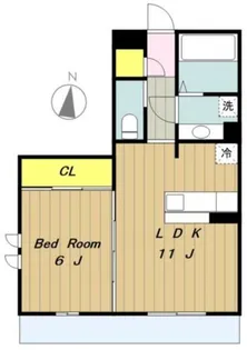 ゴールドワンコート【2階】の間取り