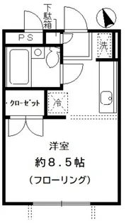 アルファ上高田【2階】の間取り