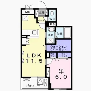 カーサ・クラティーバ【4階】の間取り