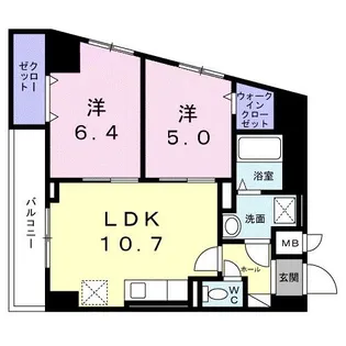 シエスタ キー【2階】の間取り