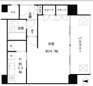 リバー&タワー【11階】の間取り